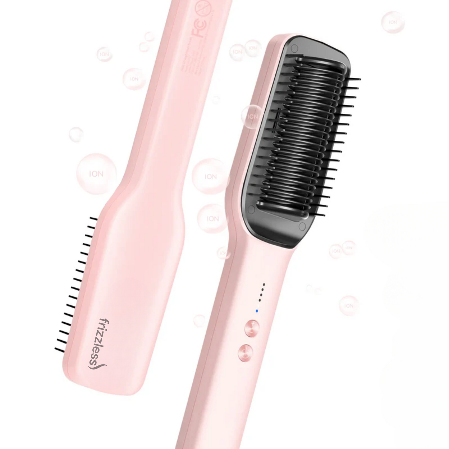 Frizzless 2-in-1 Ionic Hair Straightener Brush