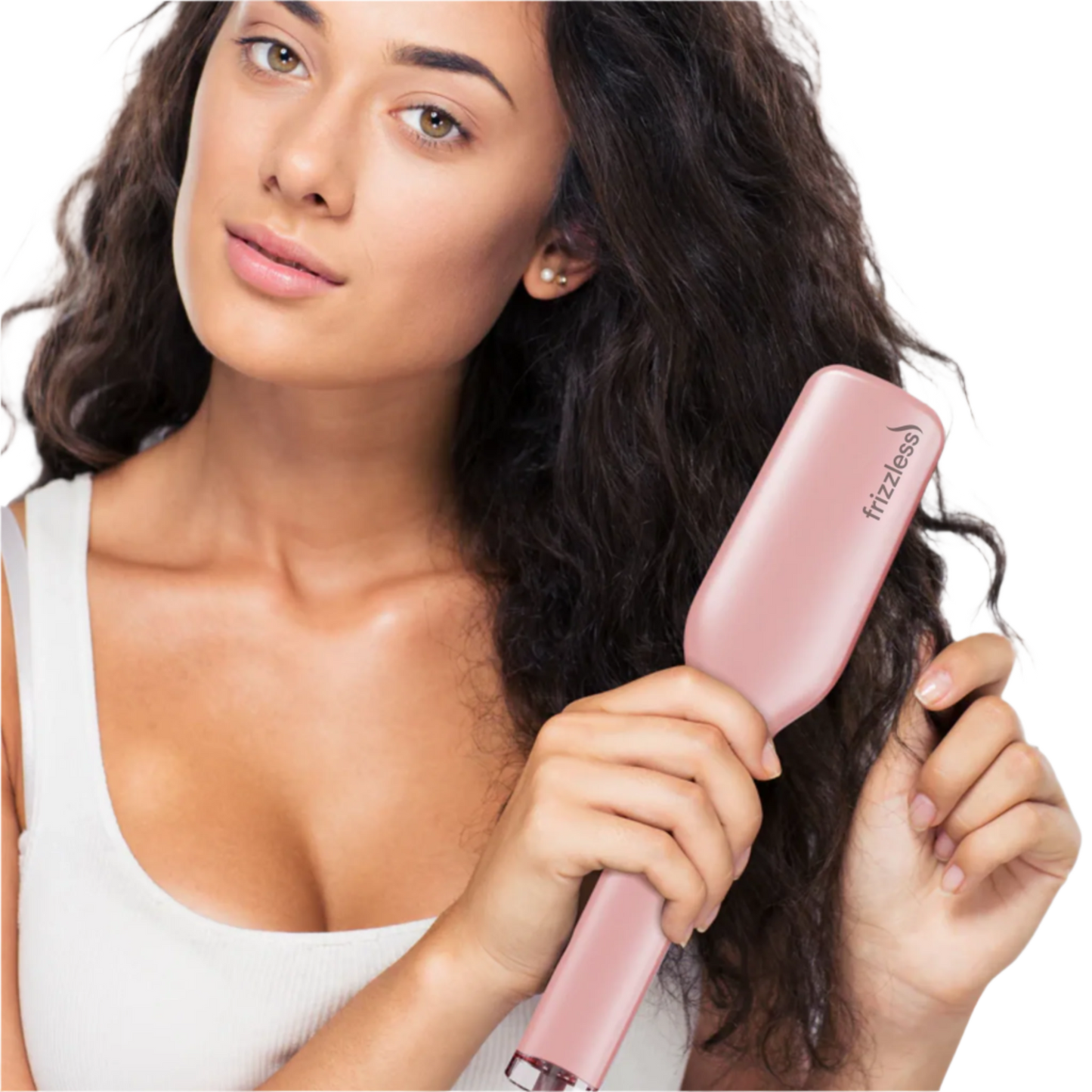 Frizzless 2-in-1 Ionic Hair Straightener Brush