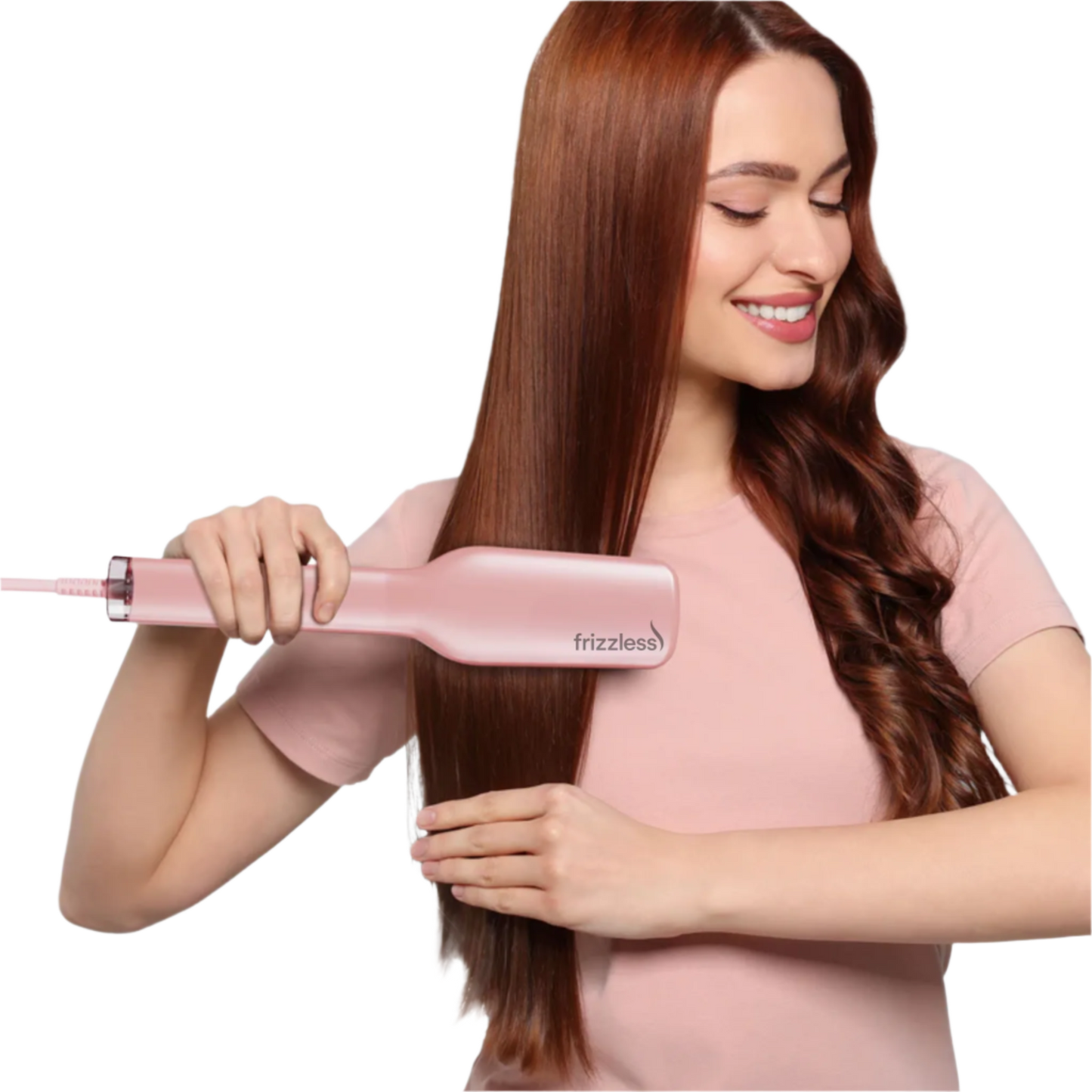 Frizzless 2-in-1 Ionic Hair Straightener Brush