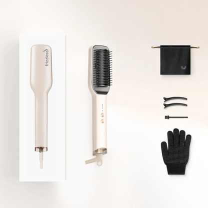 Frizzless 2-in-1 Ionic Hair Straightener Brush